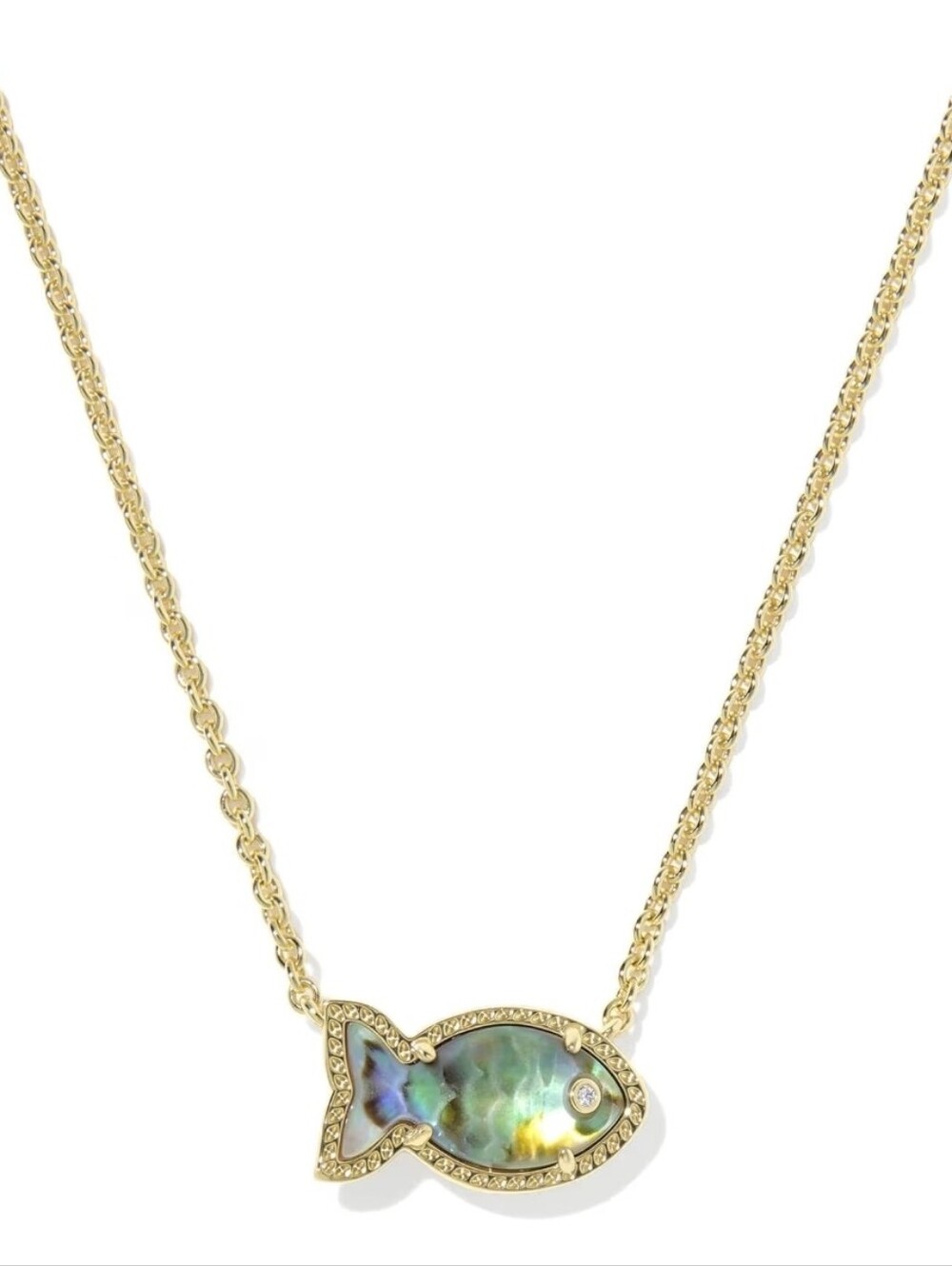 Kendra Scott Parker Fish Short Pendant Necklace